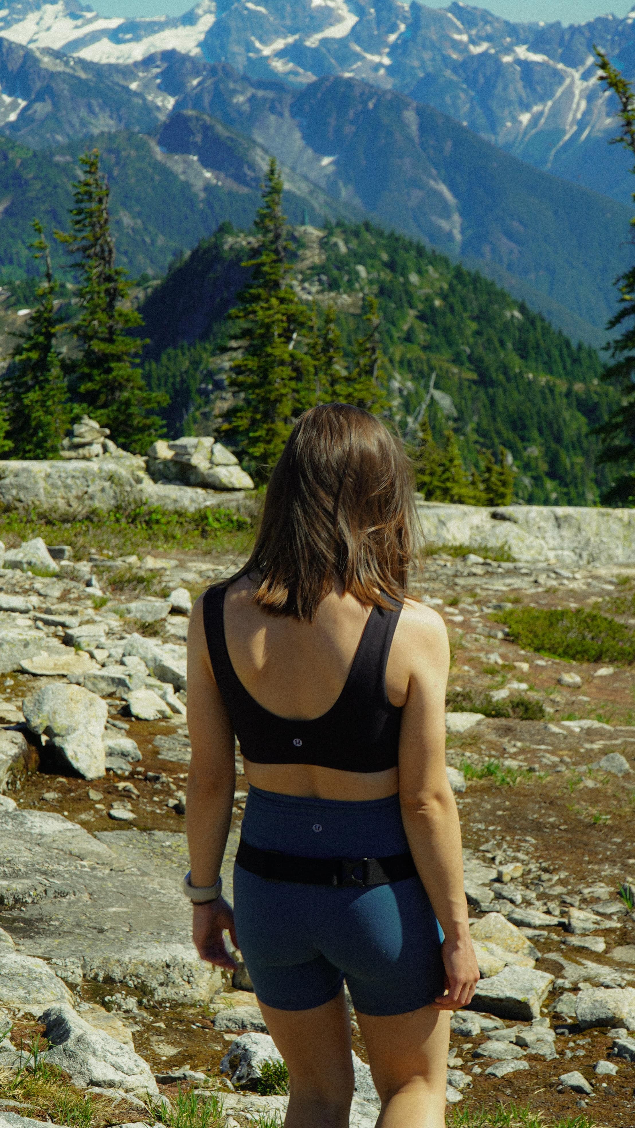 Golden light over the Cascade Range