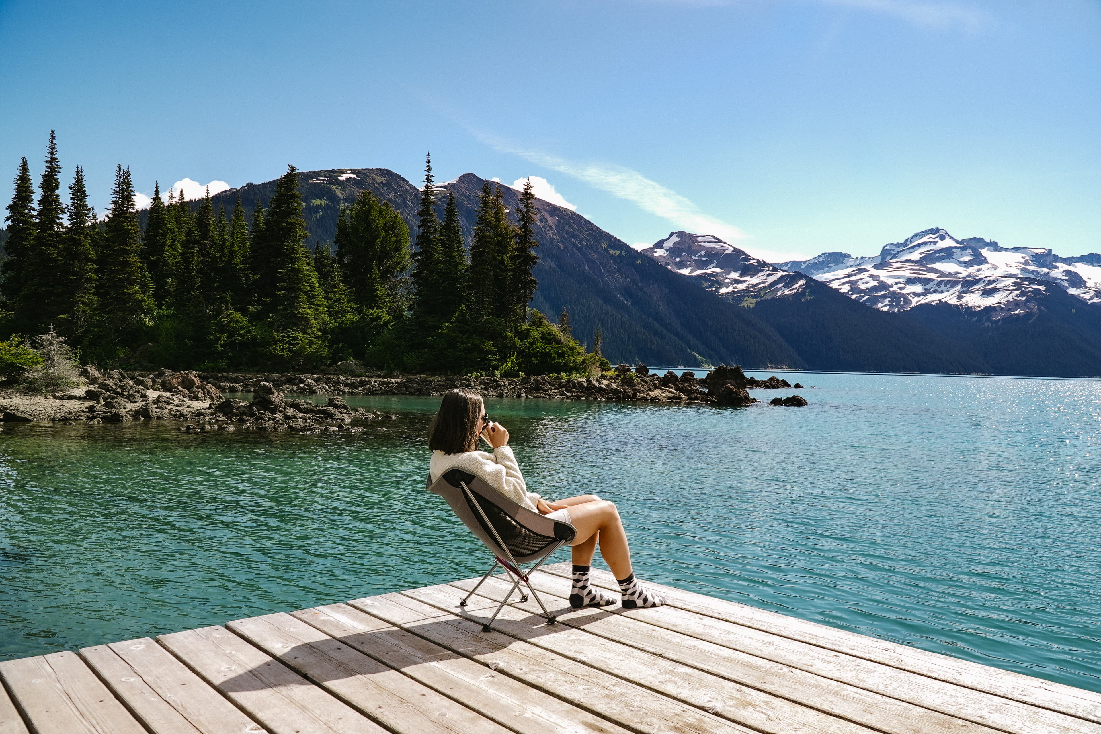 Mariia standing in nature — cinematic portrait