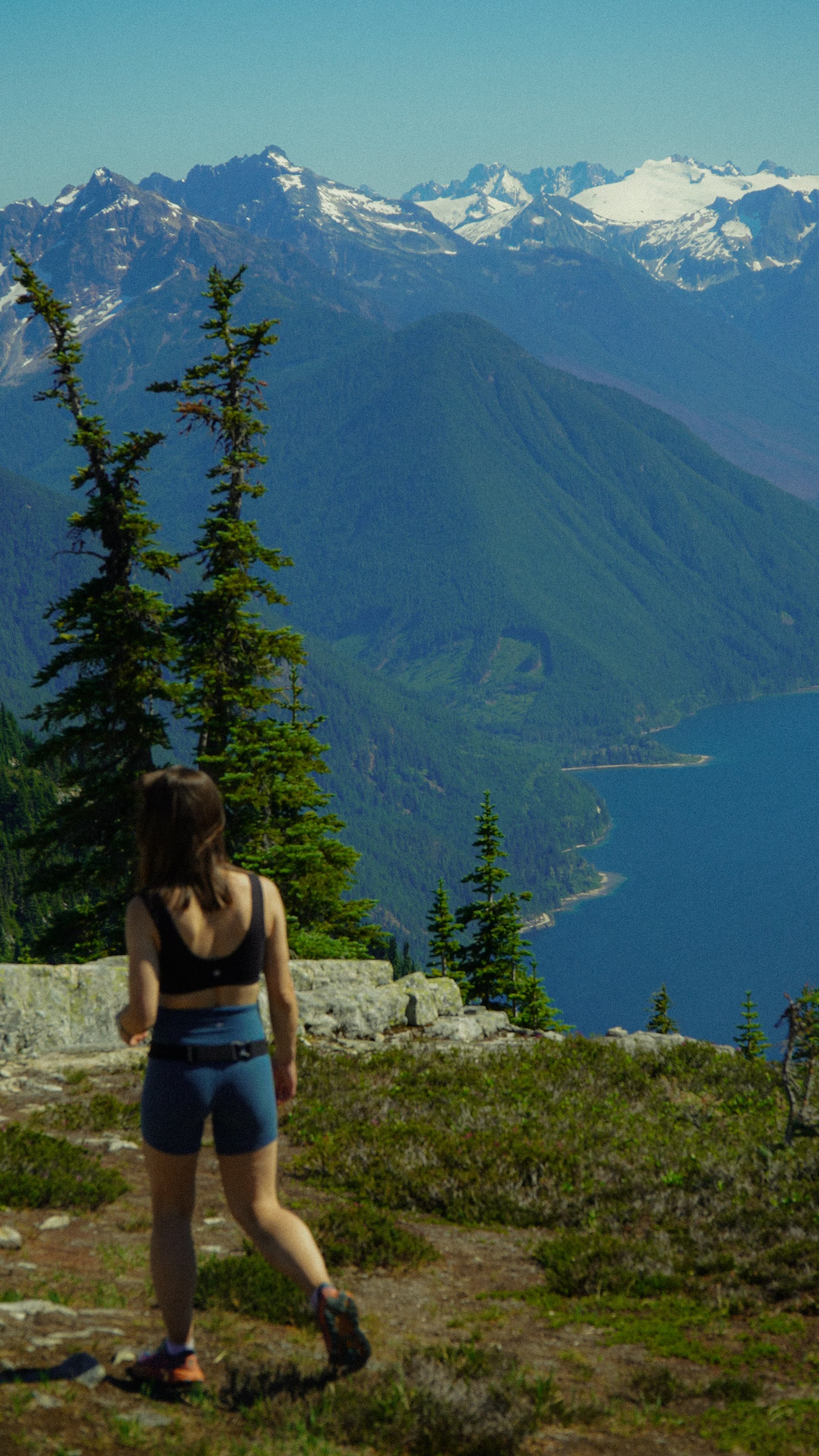 Exposed granite summit