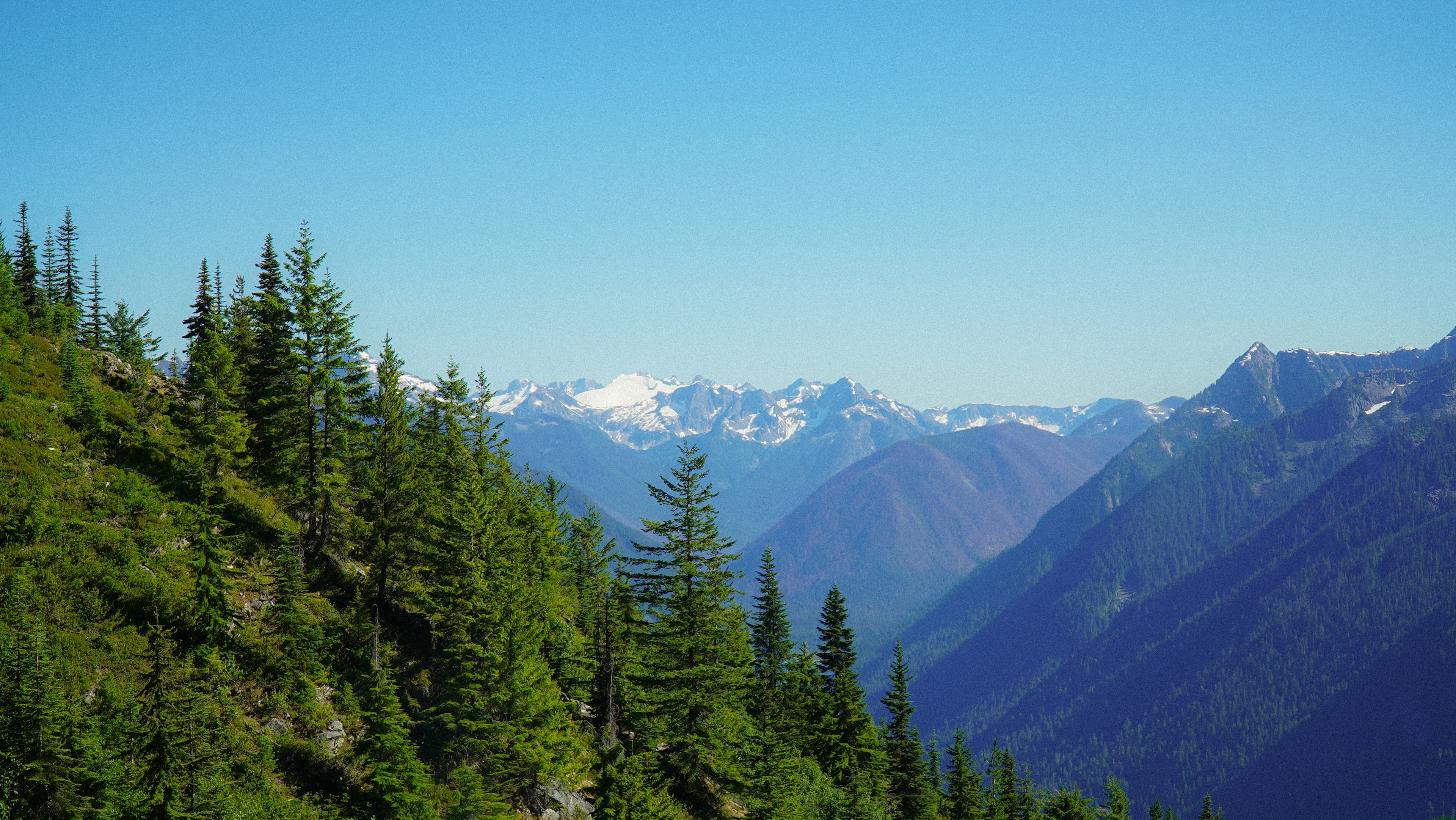 Golden hour summit — mountain landscape at dusk